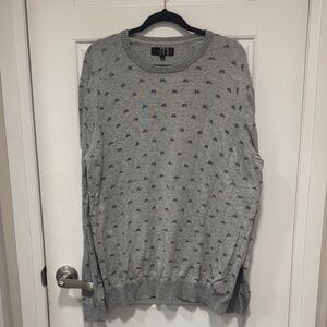Le 31 Simons Bicycle Crewneck Sweater- XL